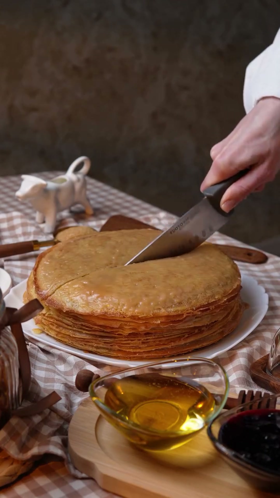 Блинная ирисочная стопка